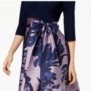 R &M Richards High-Low Contrast Dress